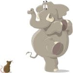 Fearing the least in the kingdom, if it were the jungle than the least would be a mouse.