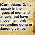 Charity does not enable others to behave rudely G-d hears you clanging when you do!